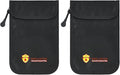 2 Pack Small Fireproof Wallet Pouch, Non-Itchy Waterproof Cash Bag by Unknown