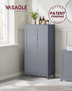 VASAGLE Floor Storage Cabinet, Freestanding Storage Unit - Image 4
