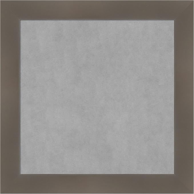 Amanti Art Grey Framed Magnetic Board 14x14 X-Small Vision Board by AmantiArt