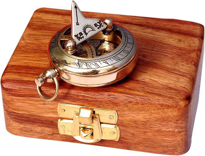 Bazross Brass Nautical Compass - Image 6