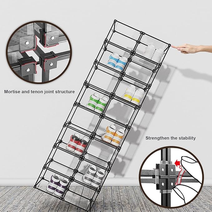 KOKOIN Transparent Plastic Storage Clear Shoe Display Case Box Organizer - Image 4