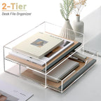 SANRUI 2-Tier Paper Letter Tray Organizer - Image 5
