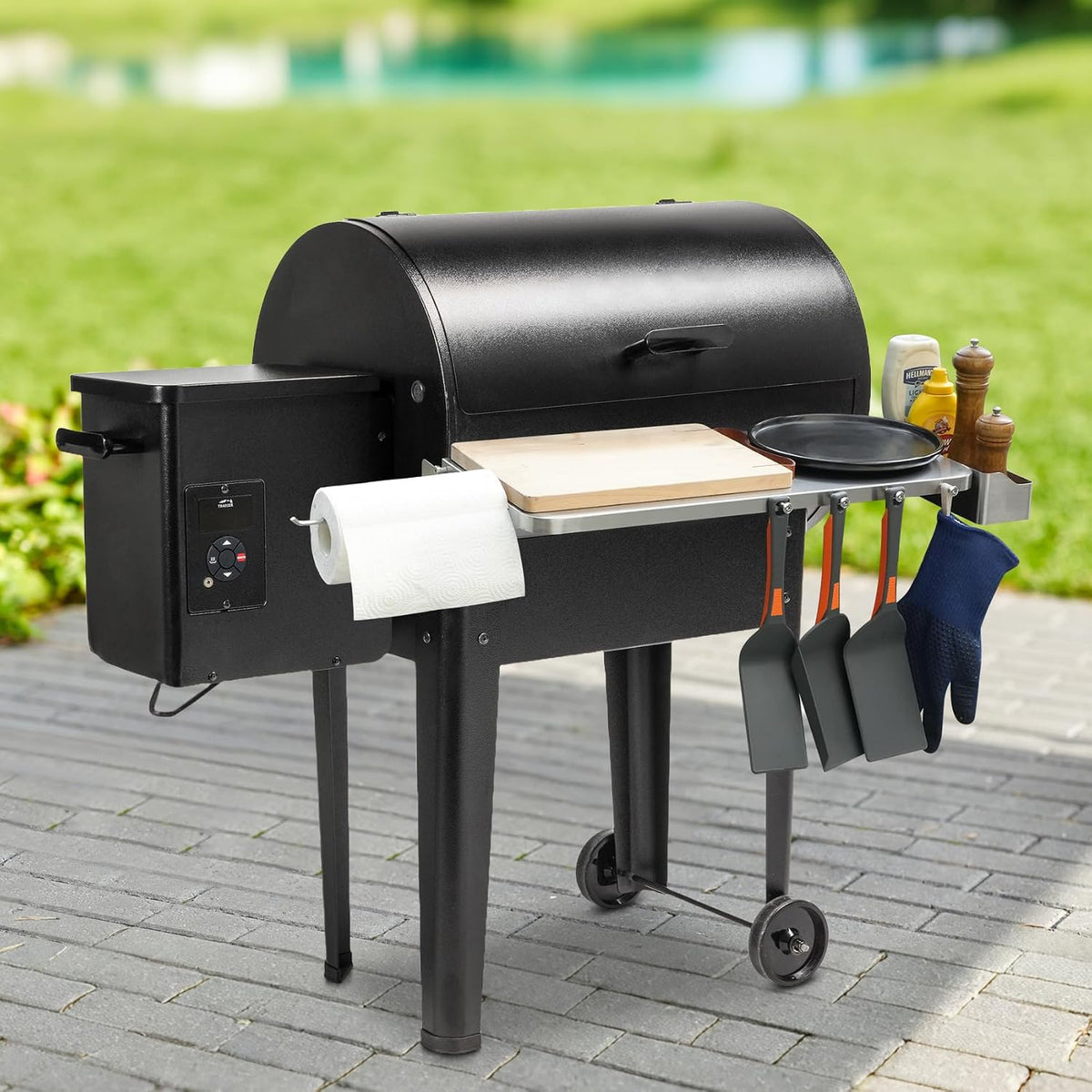 Stanbroil Folding Front Shelf for Traeger 20 Series Pellet Grills