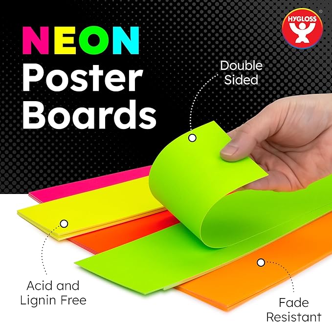 Hygloss Small Poster Board 4x11 - Image 2