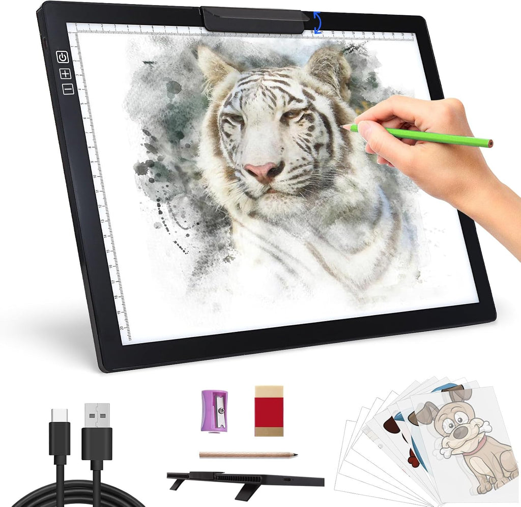 rechargeable a4 light pad - stepless dimmable 6, main product view