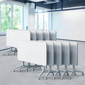 Goakwwuz Conference Room Table, Folding Conference Tables, Thicken Grey Tabletop by Goakwwuz