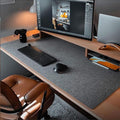 Felt Desk Mat, 35.5" x 15.8" Inches, Large Keyboard Mat, Wool Desk Pad by PremiumDeskPadatDawnTrees