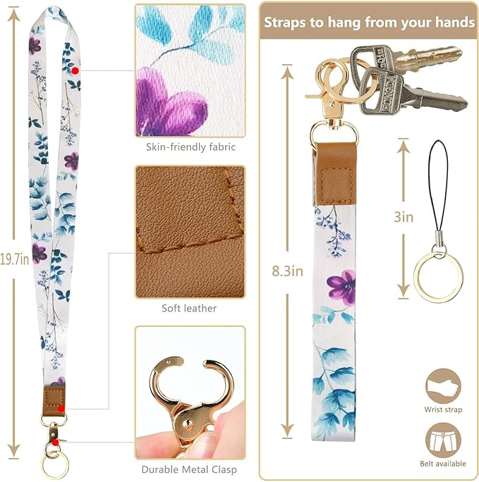 bolimoss 2-in-1 ID Badge Holder & Lanyard Wallet - Image 6