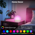 wake up light sunrise alarm clock, white noise, package contents