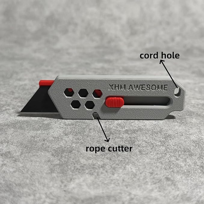 XHM Awesome Small Box Cutter Retractable Blade Ultility Knife, - Image 5