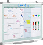 MAKELLO Dry Erase Calendar for Wall 24" x 18", Kitchen and Bedroom