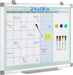 MAKELLO Dry Erase Calendar for Wall 24" x 18", Kitchen and Bedroom by MAKELLO