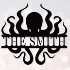 Custom octopus metal signs，personalise octopus wall art，octopus decor，funny by HYTSIGN