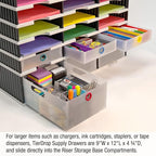Ultimate Office TierDrop Supply Drawers Measure 9w x 12d x 2 1/4 Inches High - Image 6