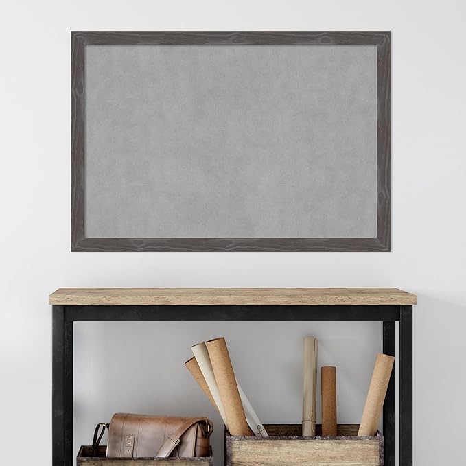 Amanti Art Grey Framed Magnetic Board 27x39 Large Vision Board - Image 6