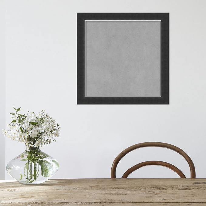 Amanti Art Black Framed Magnetic Board 19x19 Small Vision Board - Image 6