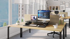 Mount-It! 38" Standing Desk Converter, Desktop Sit-Stand Desk Riser - Image 8