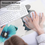 QIYI Desk Pad, Non-Slip PU Leather Desk Blotter Protector, Kids Floral Print - Image 4