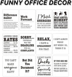Funny Office Decor Desk Signs, 12 Different Cards Desktop Novelty, Boss Day - Image 2
