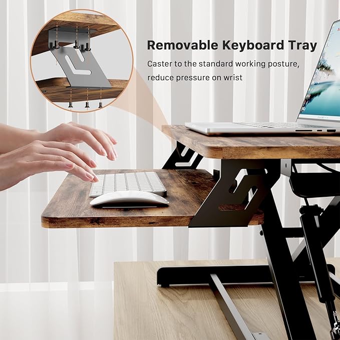 JOY worker Standing Desk Converter, Desktop Workstation Riser - Image 6