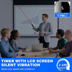 Wireless Presenter USB C Presentation Clicker Remote w Laser Pointer, Long - Image 2