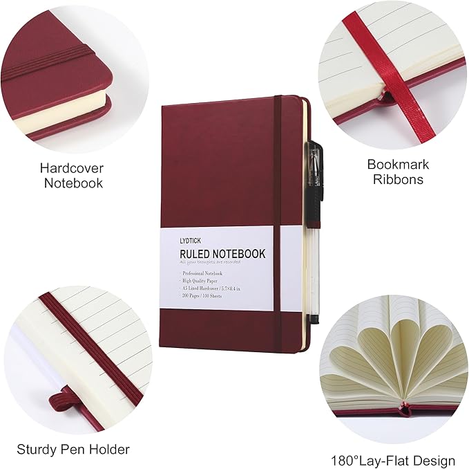 LYDTICK 20 Pack Journals for Writing College Ruled Notebooks Journal in Bulk - Image 3