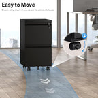 HOMOFFICE 2 Drawer File Cabinet - Image 4