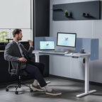 ERGO COLLECT Desk Privacy Panel, 2-in-1 Adjustable Acoustic Desktop Partition - Image 9