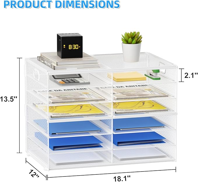 Lavatino 12 Compartments Paper Organizer - Image 4
