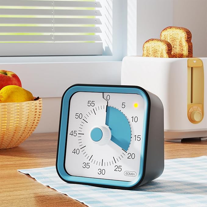 Visual Timer for Kids with Pause Function, 60 Minute Countdown Timer for Kids - Image 2