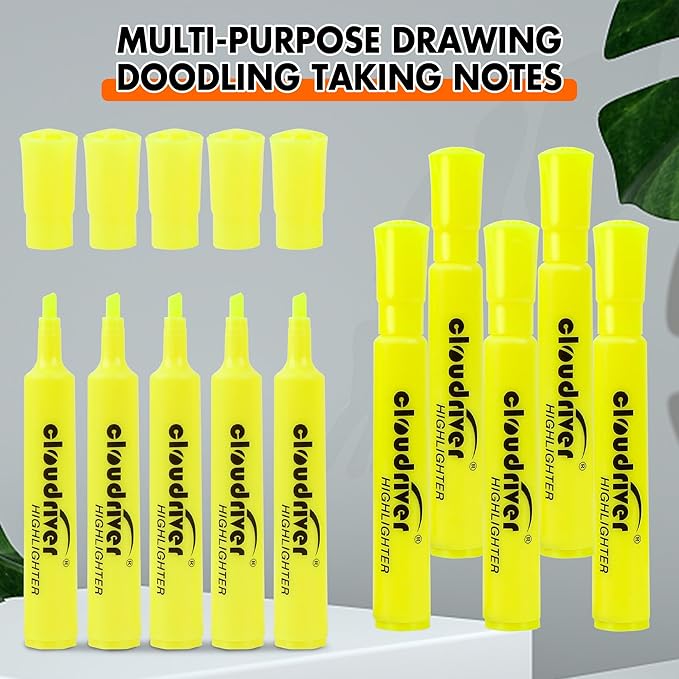 cloudriver Highlighters Bulk Pack of 78, Chisel Point, Quick Drying Ink - Image 5