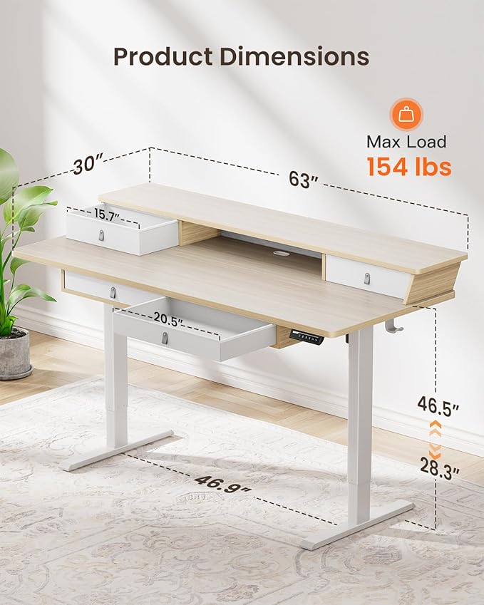 ErGear Electric Standing Desk - Image 3