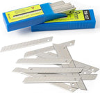 Gomake 100PCS 9mm Box Cutter Knife Replacement Blades 60 Degree Carbon Steel - Image 7