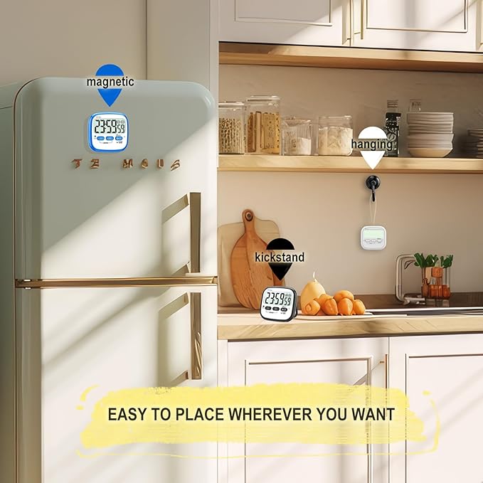 AyayaBoss 2-Pack Magnetic Kitchen Timers - Image 7