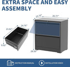 FLIXELIO 2-Drawer File Cabinet - Image 3