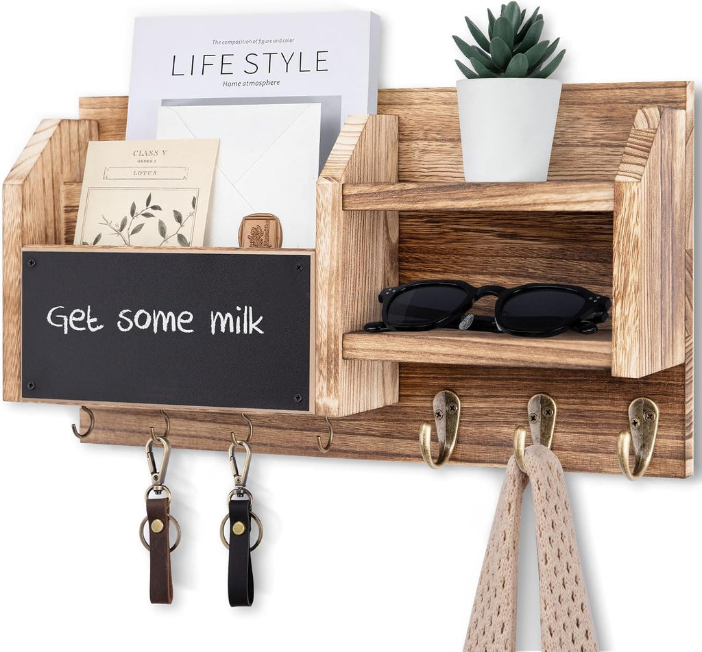 Lwenki Mail and Key Holder – Wall Mount Key Hanger