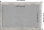 Amanti Art Silver Framed Magnetic Board 23x35 Large Vision Board - Image 4