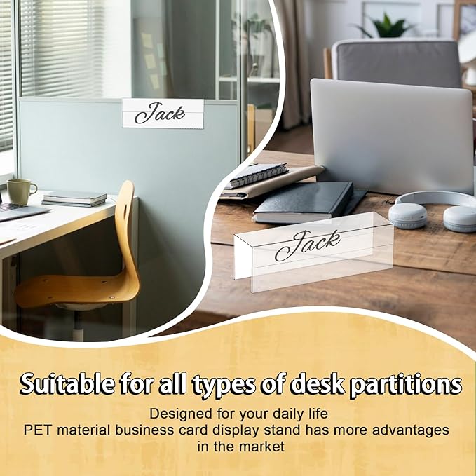 Cubicle Name Plate Holders Cubicle Name Plate Sign Holder Name Plate Bracket - Image 4