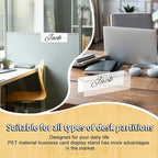 2X8 PET Cubicle Name Plate Holders Cubicle Name Plate Sign Holder Wide 2.2 in - Image 5