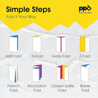 PPD 100 Sheets Inkjet Glossy Brochure and Flyer Paper 8.5x11 37lbs 140gsm - Image 6