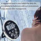 FCXJTU Digital Waterproof Shower Clock Timer, Bathroom Shower Countdown Timer - Image 7