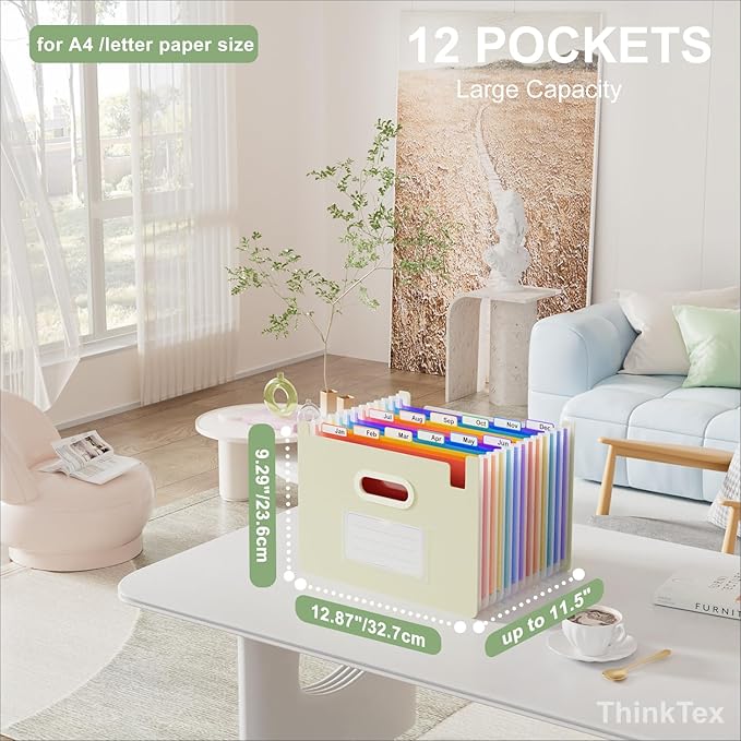 ThinkTex Accordion File Organizer, 12 - Image 2