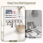 FifthQuarter Key Holder Wall Mount: Key and Mail Holder - Image 3
