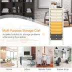 GLACER 10 Drawers Rolling Cart, Storage Cart - Image 8
