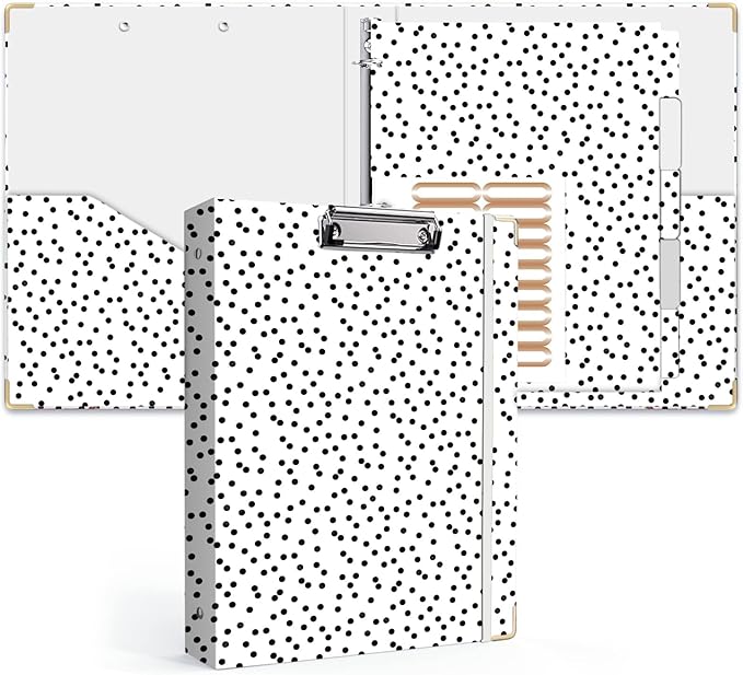 Lateefah 3 Ring Binder, 1 Inch Binder Organizer by Lateefah
