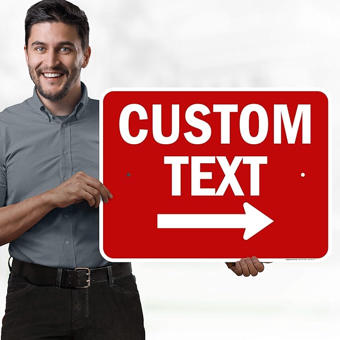 Custom Arrow, Custom Directional Sign, Right Arrow, 18x24 Inches, Rust Free - Image 2
