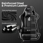 n-gen gaming gaming chair with footrest, lumbar, high-back, package contents