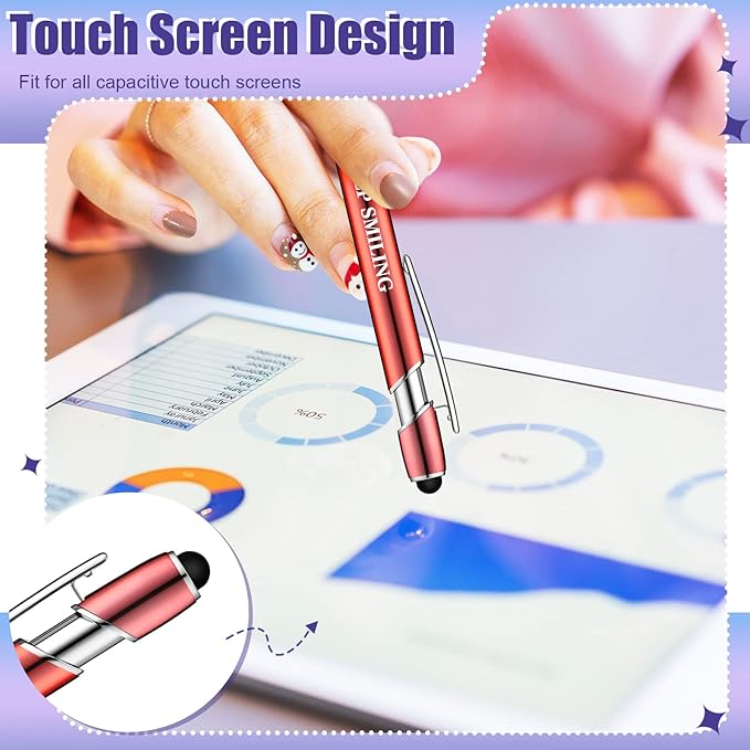 Zonon 12 Pcs Inspirational Pens Bulk Funny Ballpoint Pen - Image 5
