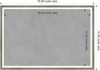 Amanti Art Silver Framed Magnetic Board 13x19 Small Vision Board - Image 4