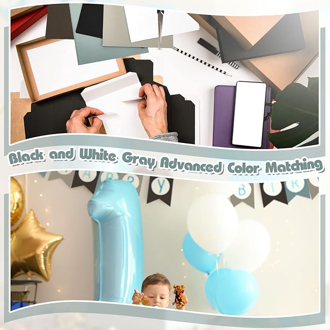 Sinmoe 100 Sheets 5 Shades Cardstock Paper 8.5 x 11 Inches 180gsm Solid Core - Image 5